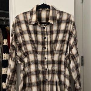 Plaid dress shirt